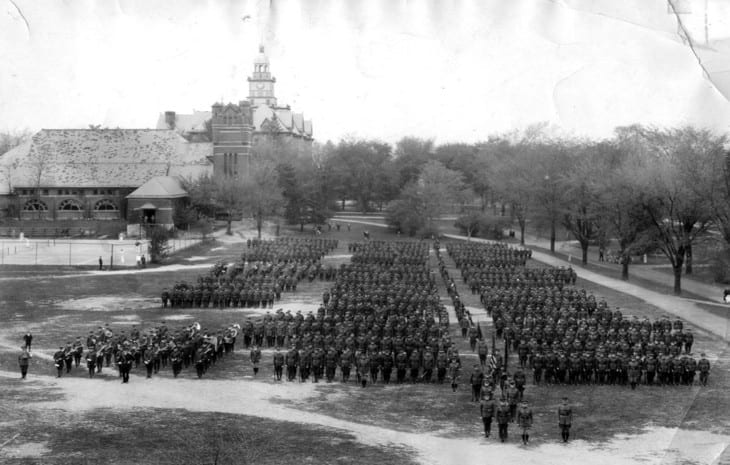 100 years ago in 1918: Penn State becomes a military training ground